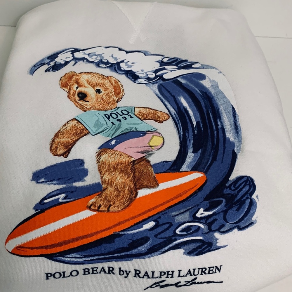 POLO RALPH LAUREN Bear Hoodie Surf Beach